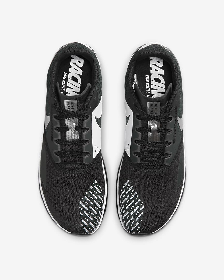 a*a様 Nike Zoom Rival Waffle 6 29cm NIKE ZOOM RIVAL WAFFLE 6 BLACK/METALLIC SILVER/DK SMOKE GREY