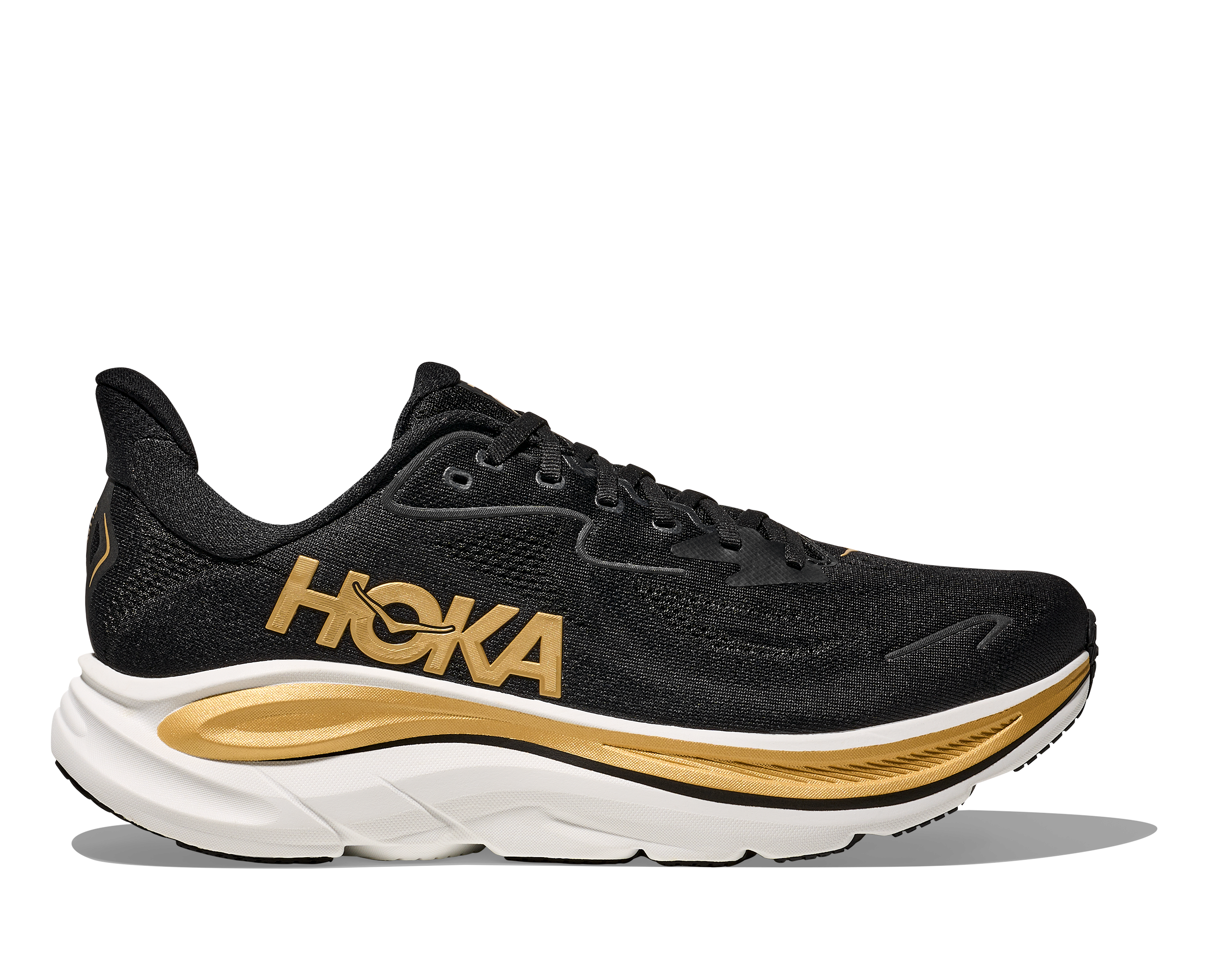 HOKA ONE ONE CLIFTON 10 MENS BLACK/GOLD