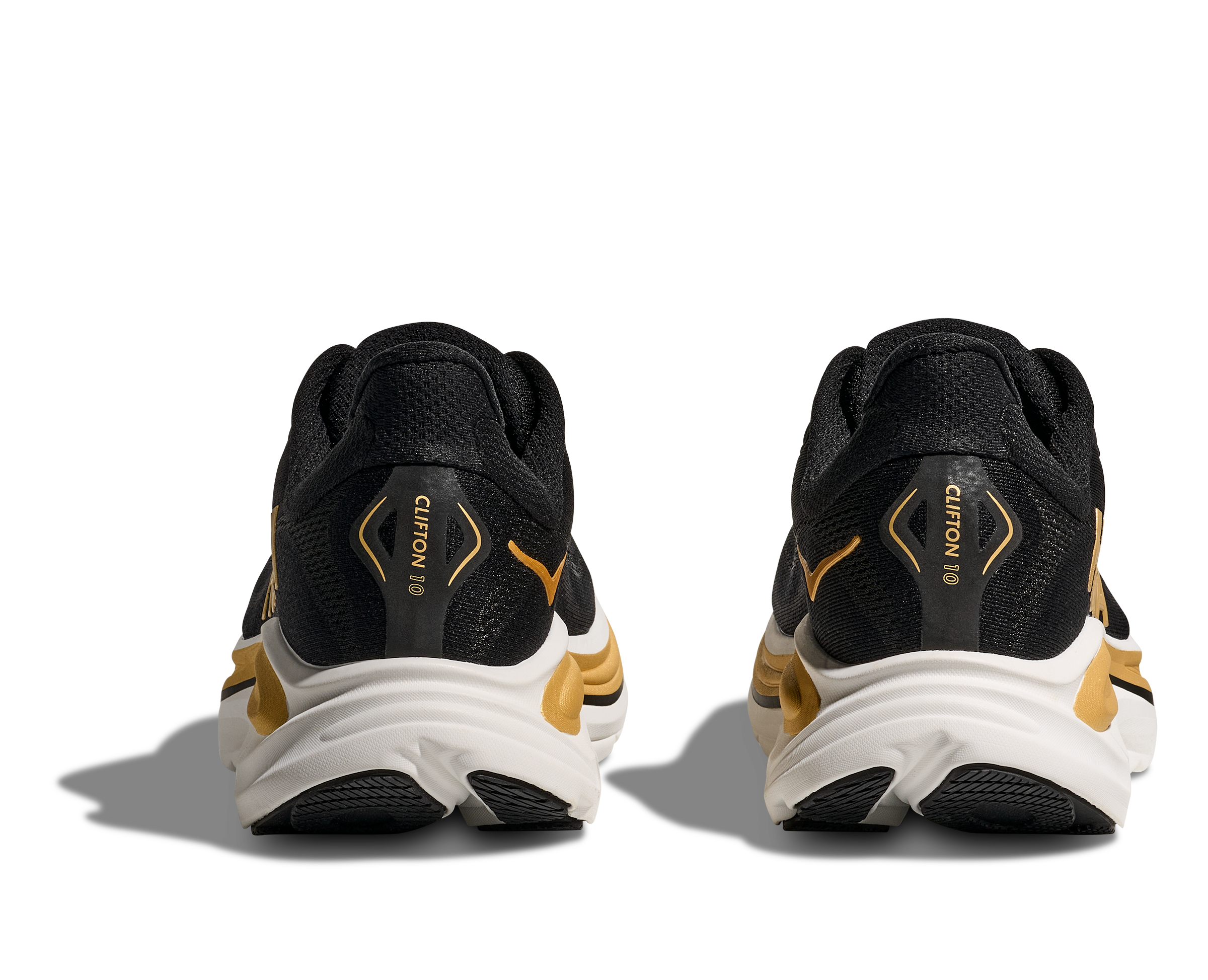 HOKA ONE ONE CLIFTON 10 MENS BLACK/GOLD