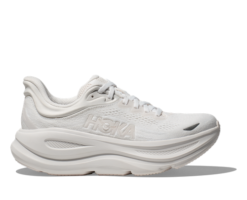【美品】HOKA ONEONE BONDI9 30cm HOKA ONE ONE BONDI 9 MENS WHITE / WHITE