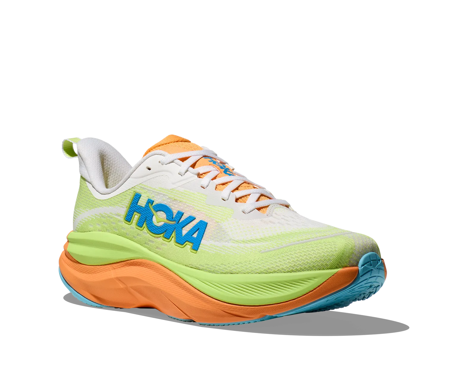 HOKA ONE ONE SKYFLOW WOMENS FROST / SOLAR FLARE