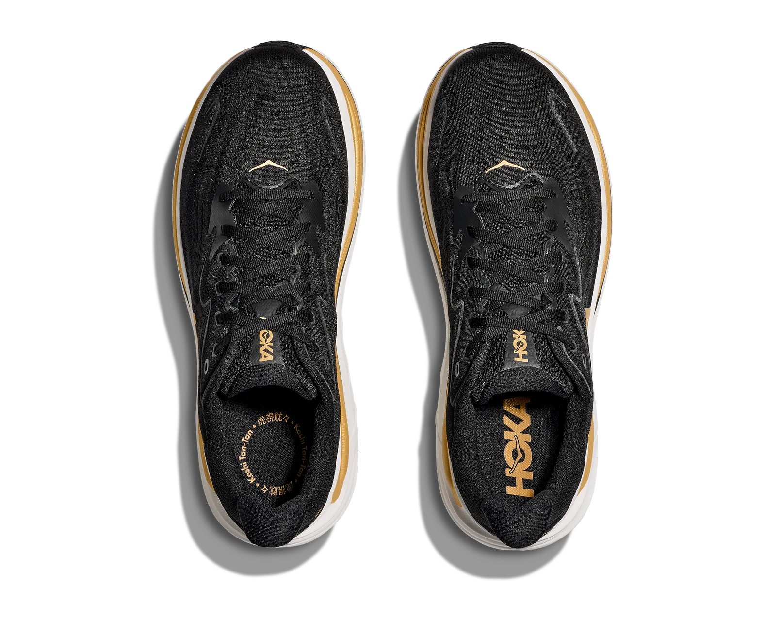 HOKA ONE ONE CLIFTON 10 MENS BLACK/GOLD
