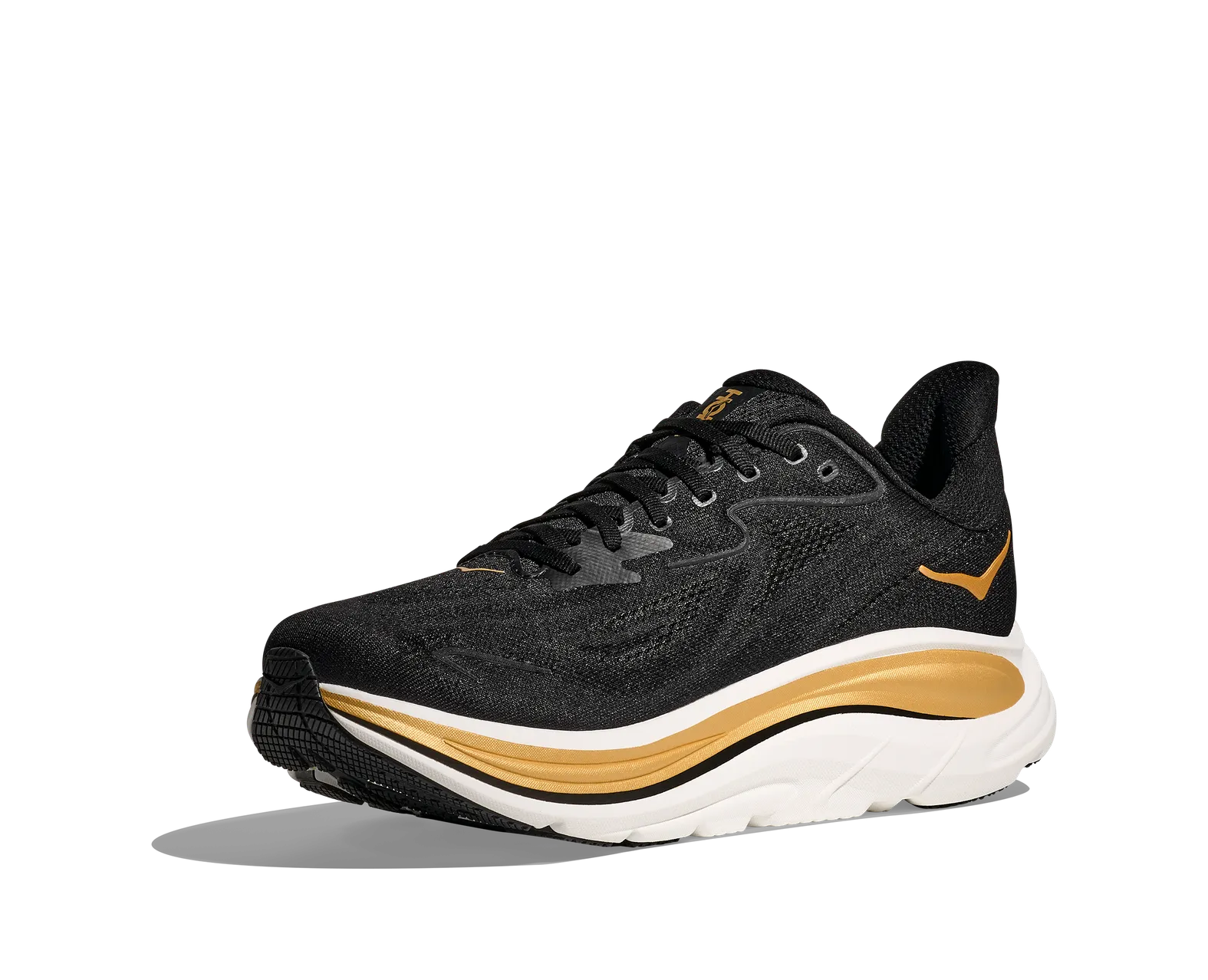 HOKA ONE ONE CLIFTON 10 MENS BLACK/GOLD