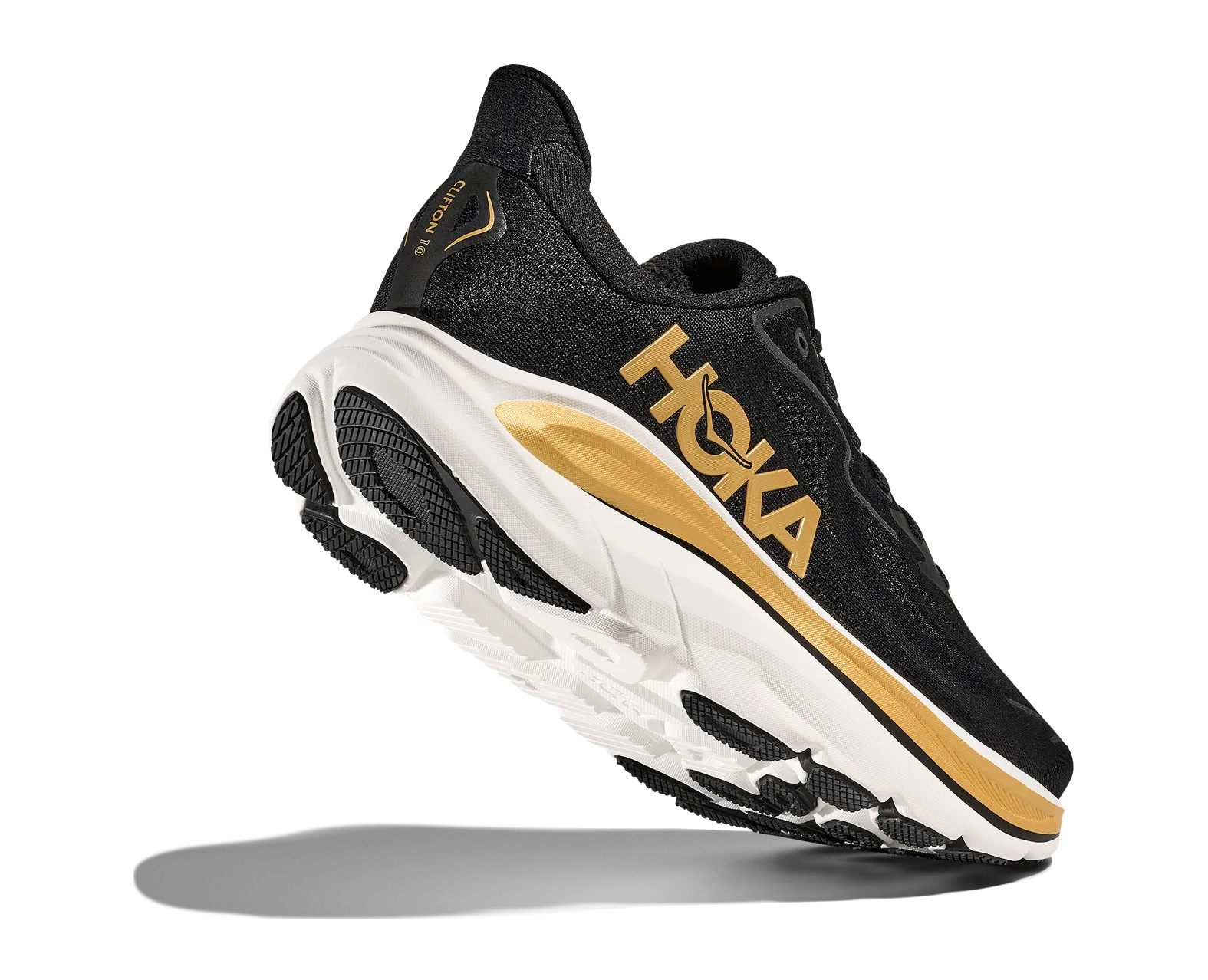 HOKA CLIFTON 10 ブラック/ゴールド　レギュラー27.5cm HOKA ONE ONE CLIFTON 10 MENS BLACK/GOLD
